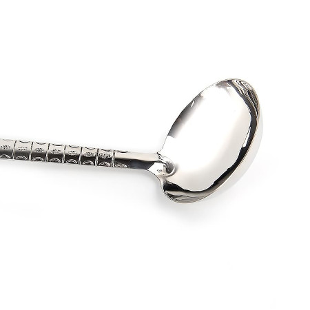 Stainless steel ladle 46,5 cm with wooden handle в Хабаровске