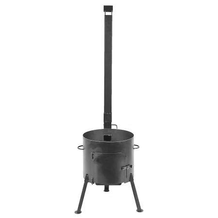 Stove with a diameter of 410 mm with a pipe for a cauldron of 16 liters в Хабаровске