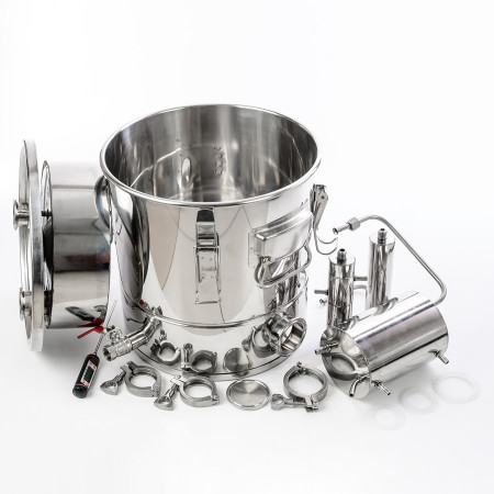 Double distillation apparatus 50/380/t with CLAMP 1,5 inches в Хабаровске