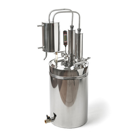 Cheap moonshine still kits "Gorilych" double distillation 10/35/t with CLAMP 1,5" and tap в Хабаровске