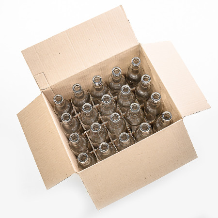 20 bottles of "Guala" 0.5 l without caps in a box в Хабаровске
